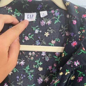 Black/floral GAP dress